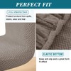 HFCNMY Bar Stool Covers with Backs,2 Pack Stretch Bar Stool
