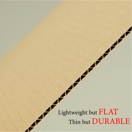 200 Packs Corrugated Cardboard Sheets, Premium Small 5x7 Inch Kraft Cardboard Sleeves Insert Dividers for Shipping, Mailing, DIY Décor and Crafts. (5x7-200 Pack)