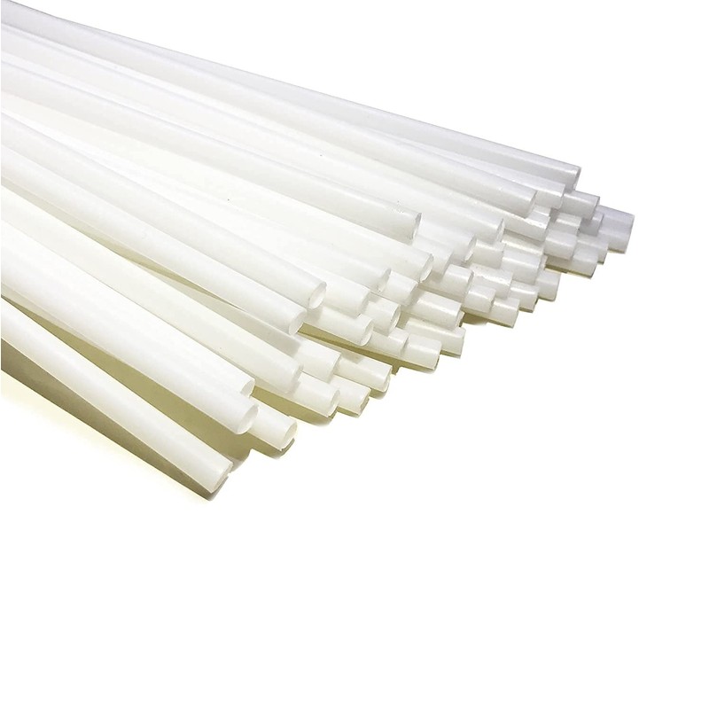 WXTWK 50 Pack Solid White Blank Flag Small Mini Plain