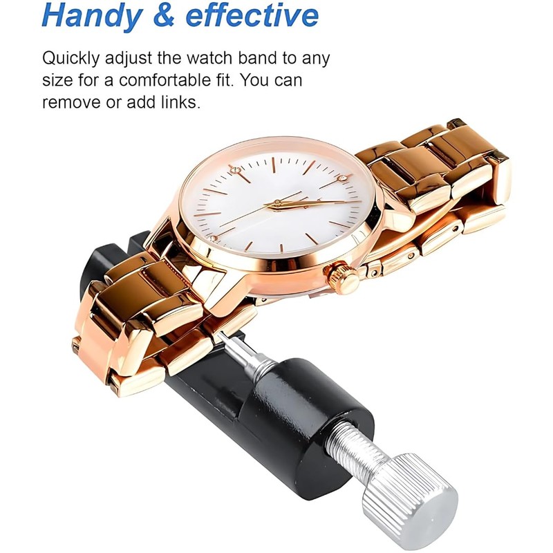 Metal Watch Link Removal Kit- Watch Repair Tool-Pin Remover Adjust-Replacement
