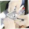 DOITOOL Outdoor Rain Gutter Drain Outlet Connector Aluminum Alloy Gutter