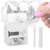 Electric Eraser Refills, White, 70 Pieces, Replacement Erasers for Drawing,