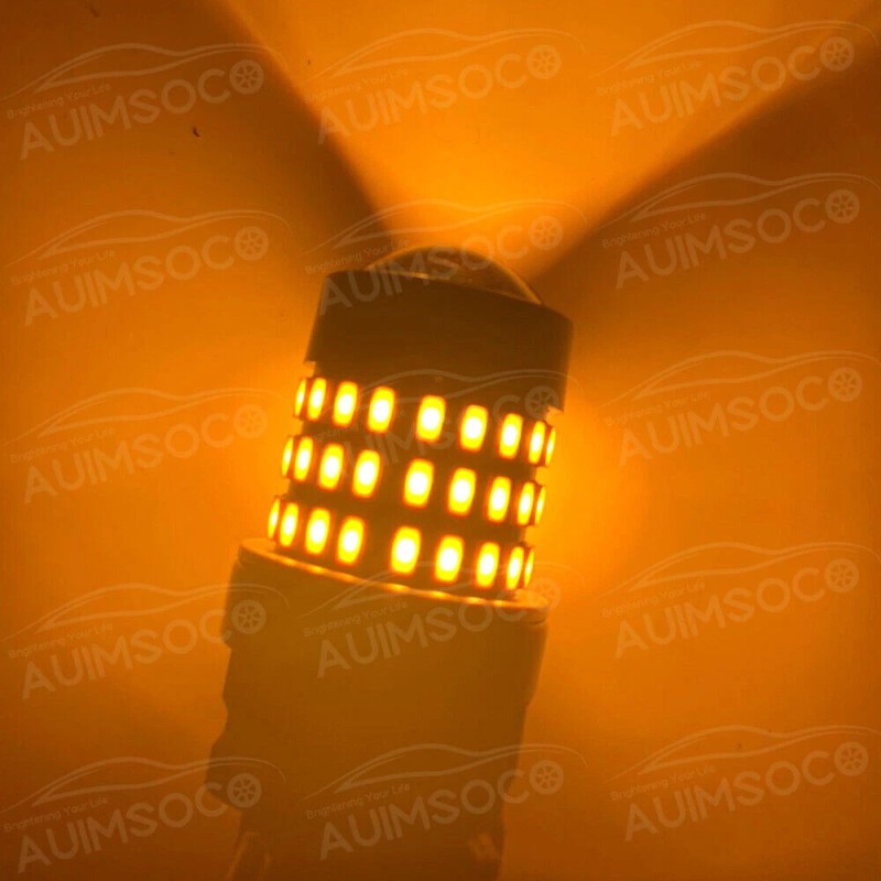 AUIMSOCO For 2001-2004 Toyota Tacoma 3157 Amber LED Front Turn