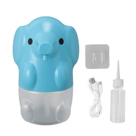 Cute Pet Elephant Touchless Soap Dispenser USB Rechargeable Automatic Foaming Soap Dispenser for Bathroom Hotel Blue