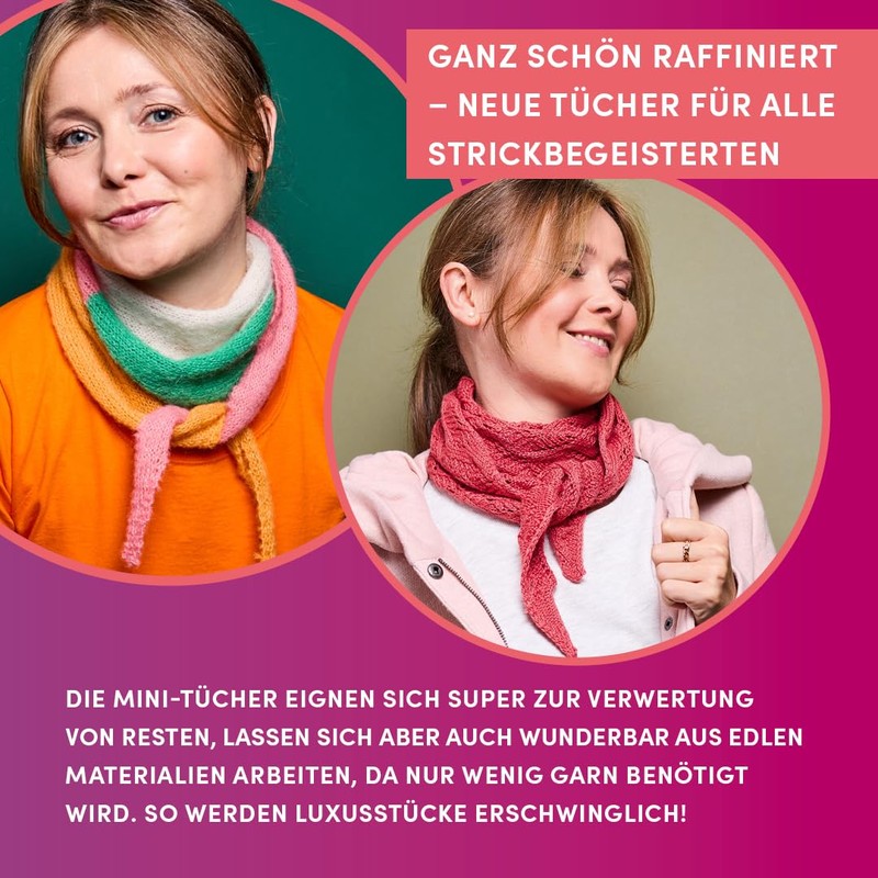 Noch mehr Mini-Tücher stricken​ (kreativ.kompakt.): Einfach, schnell und mit wenig