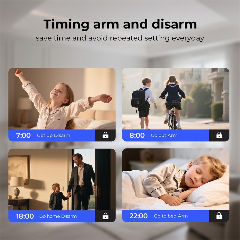 Hapippofa Wireless Home Security System with APP Alert, Smart 4G/WiFi