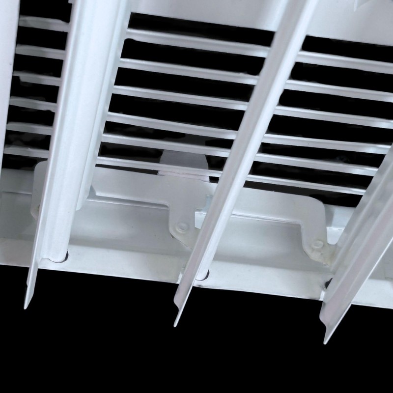 4 x 8 Inch (Duct Opening) White Air Vent Cover