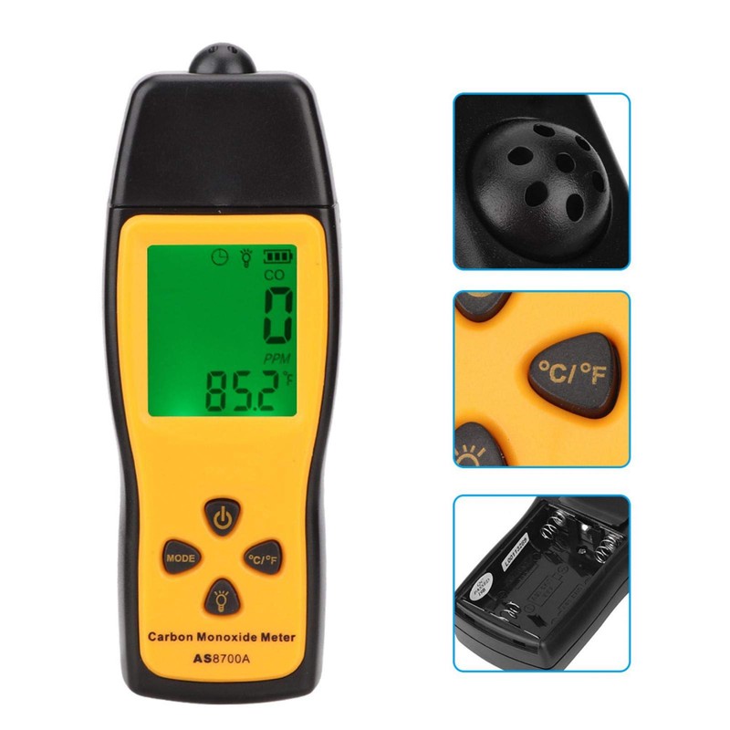 CO Gas Tester,Handheld Carbon Monoxide Meter High Precision CO Gas