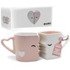 MIAMIO - Juego de tazas de café y besos de