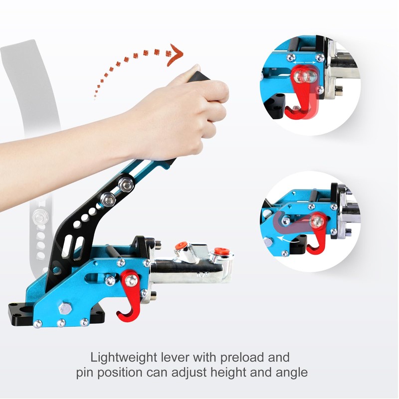 GSTP Universal Racing Hydraulic Handbrake Drift E-Brake Handle Parking Emergency