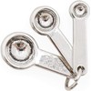 Silver 1/12 Miniature Measuring Spoons Dollhouse Kitchen Accessories DIY Accessories