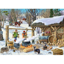 Vermont Christmas Company Maple Syrup Time Jigsaw Puzzle 1000 Piece
