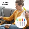 LunarCharm 5 Piece Crochet Hook Handle Set, Ergonomic Crochet Hook