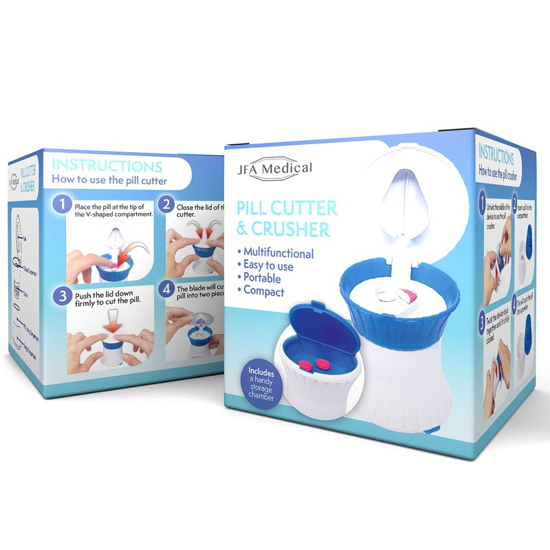 JFA Medical Pill Grinder/Crusher and Pill Cutter