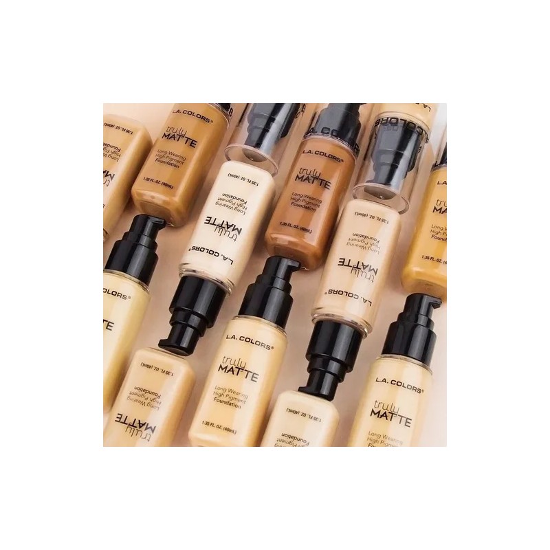 Base de maquillaje líquida L.A. Colors Truly Matte Truly Matte