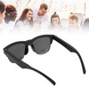 Fockety Smart Glasses, Bluetooth Translation Glasses with Open Direction, Built-in