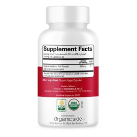 ARÁNDANO (CRANBERRY) ORGÁNICO - USDA - 60 CÁPSULAS