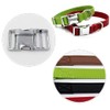 JiangYanus Leather Dog Collar with Metal Buckle, Heavy Duty PU