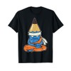Cartoon Character With Pencil Creative Kids Design T-Shirt