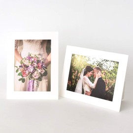 Monolike Standing Paper Photo Frame White 5x7 Inch Standing Paper Frame - White 10 Piece Paper Frame