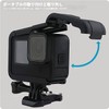 FitStill GoPro Hero12/11/10/9 フレームタイプのカメラ保護アクセサリー カメラフレーム サイドカバーとレンズカバー付き コールドシューアダプターと互換性があります