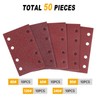 Sruhrak 80 x 133 mm Sandpaper, Pack of 50 Sanding