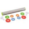 Stainless Steel Adjustable Rolling Pin w/Rings