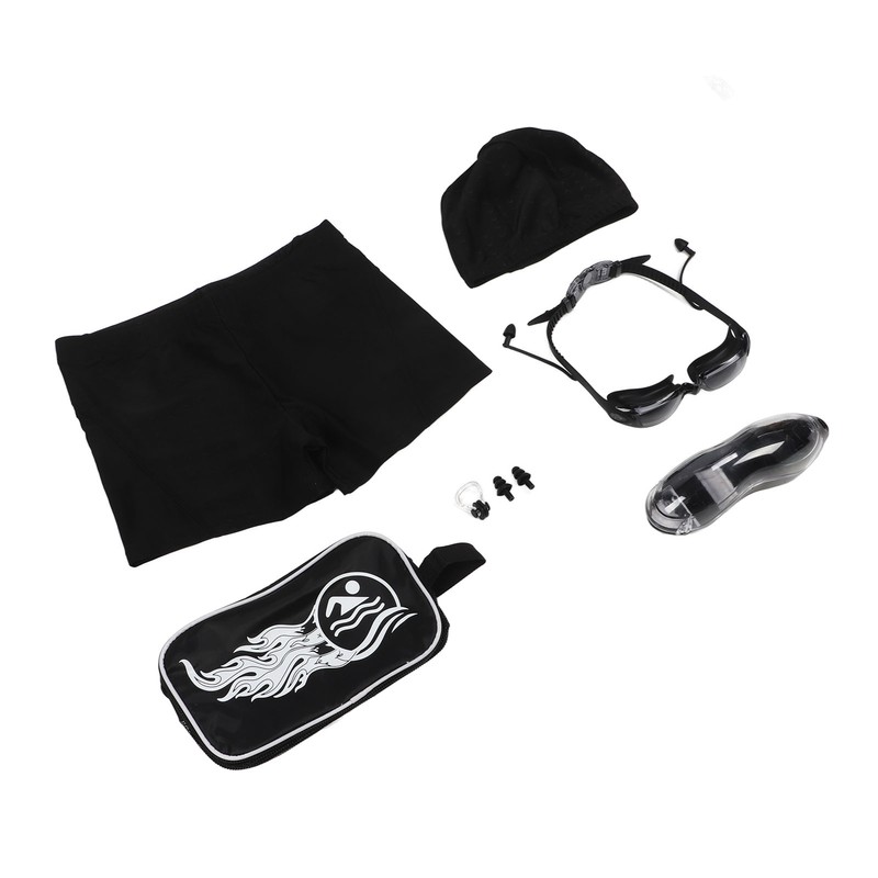 7 Piece Set Swimming Goggles Set Anti Fog UV Protection