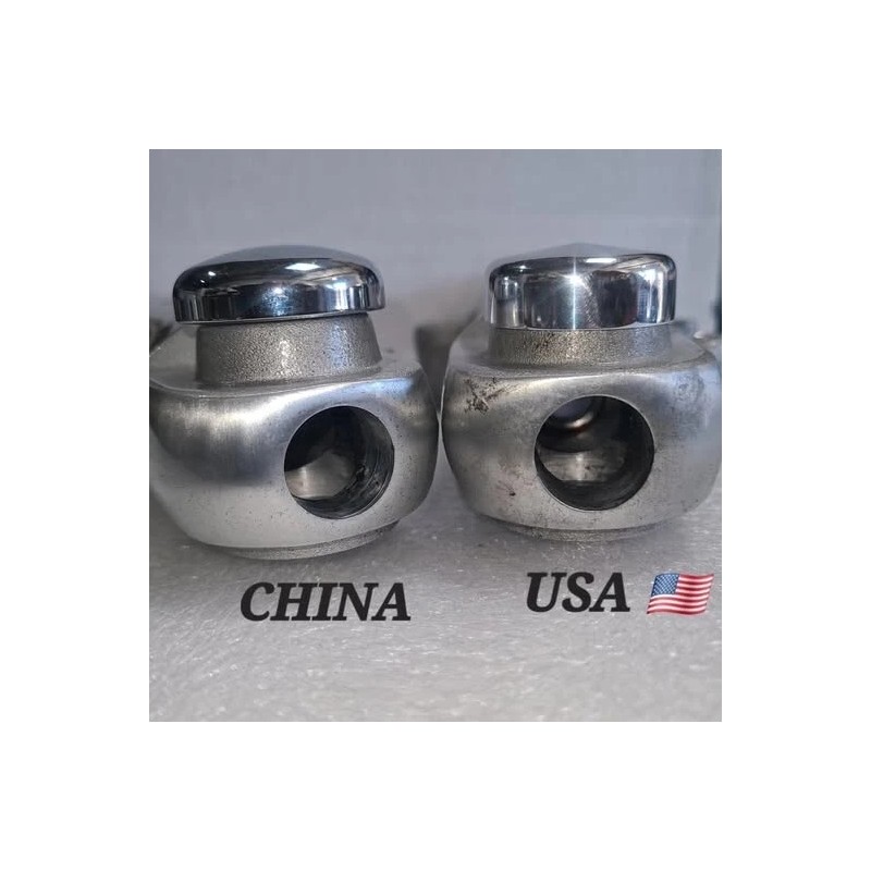 WILLY SHINY HARLEY 2024-2025 FORK LEG AXLE CAPS HEX DESIGN