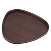 Wood Serving Tray Sturdy Bamboo Simple Elegant Triangular Multifunction Wooden