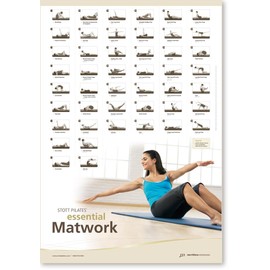 STOTT PILATES Wall Chart - Essential Matwork 27.00" x 39.00"