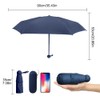 HXSYKJDM Travel Umbrella, 6 Ribs Mini Umbrella, Mini Foldable Compact