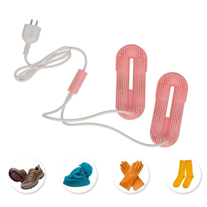 Shoe Dryer Odor Elimination Timer Function Stretchable Noiseless Anti Overheating