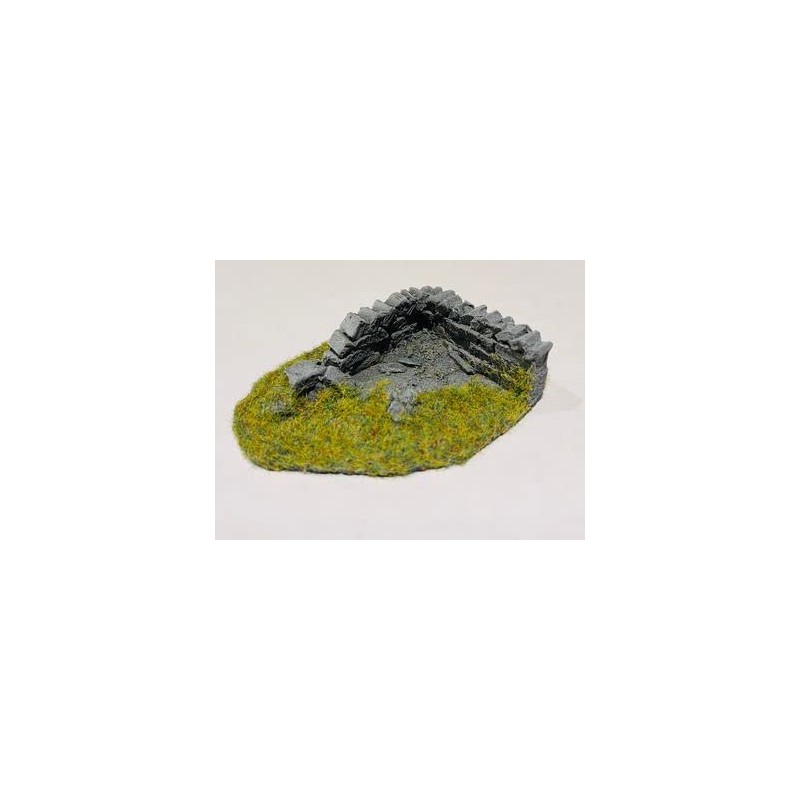 Javis Dry Stone Roadside Wall Corners - OO Gauge/1:76 Scale