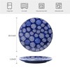 Selamica Ceramic Dinner Plates set of 4, 10.5 Inch Ceramic