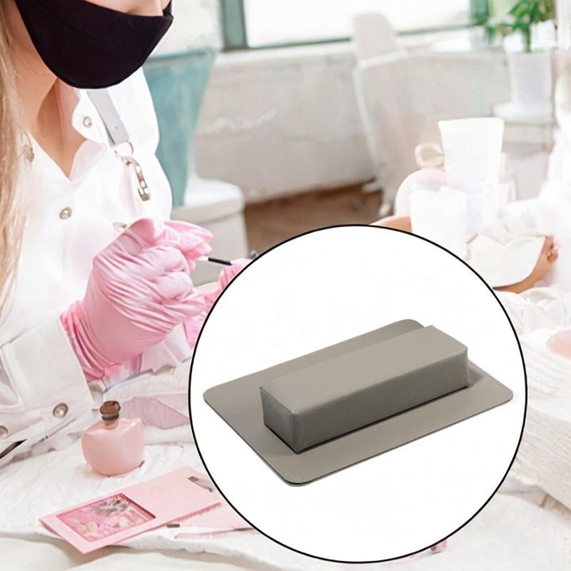 perfeclan Nail Arm Rest with Table Mat,Manicure Armrest Cushion,Professional,Soft,Easy to