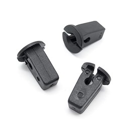 VVO Fasteners Plastic Underbody Shields and Insulation Panel Fastener Screw Grommet, Black (Pack of 10)