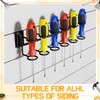 Blulu 2 Pcs Slatwall Screwdriver Holders Slatwall Plier Holders Screw