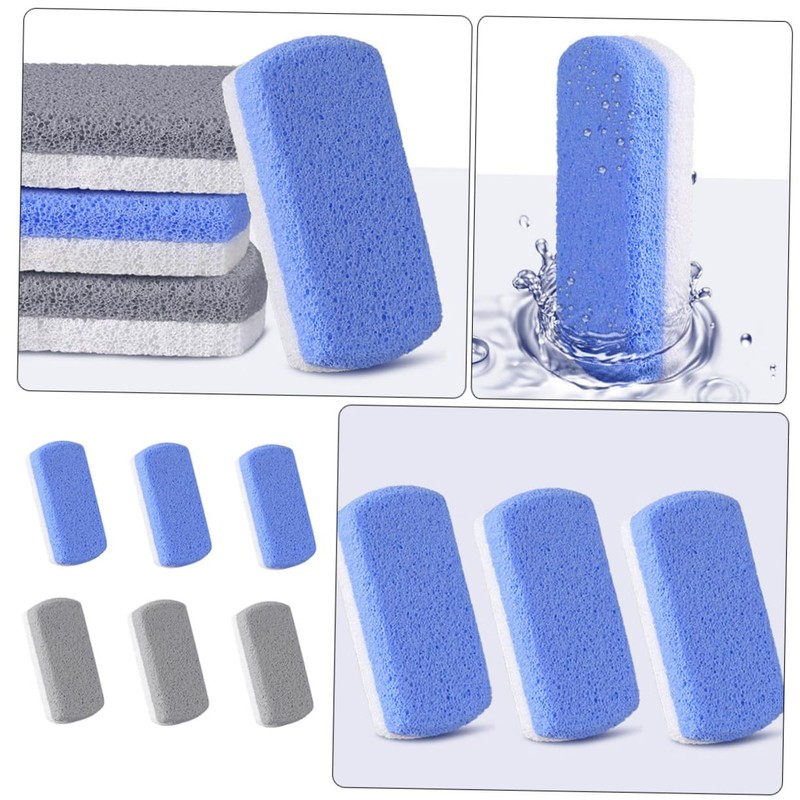 Healvian 6pcs Dual Foot Grinders Exfoliating Pedicure Stones for Callus