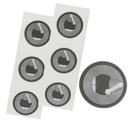 TACHUNE 30PCS Anti-Metal NTAG215 Stickers – 25mm Programmable NFC Tags with 504 Bytes Memory, Waterproof, Anti-Interference, Compatible with NFC-Enabled Phones & Devices (30PCS Anti-Metal)