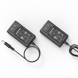 Kado Power Adapter 2-Pack - 12V-2.5A AC/DC Power Cord Genuine Parts Made for Sceptre Monitor C248W-FW100T C248W-1920RN E205W-16003R E225W-19203R E225W-FPT E248W-19203R E248W-FW100T E248W-FPT Series