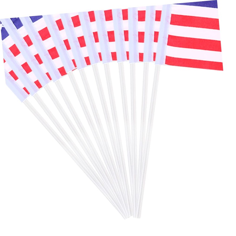 Kisangel Sets American Flags Waving Hand Flags Small American Us