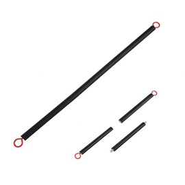 Barra de resistencia para fitness portátil de acero para pilates, barra de entrenamiento para ejercicio, barra de 3 partes para bandas de resistencia,