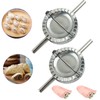 2 Moldes de Acero Inoxidable para Ravioli y Dumpling -