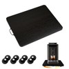 Sliding Tray for Coffee Maker, 360° Rotating Appliance Slider for