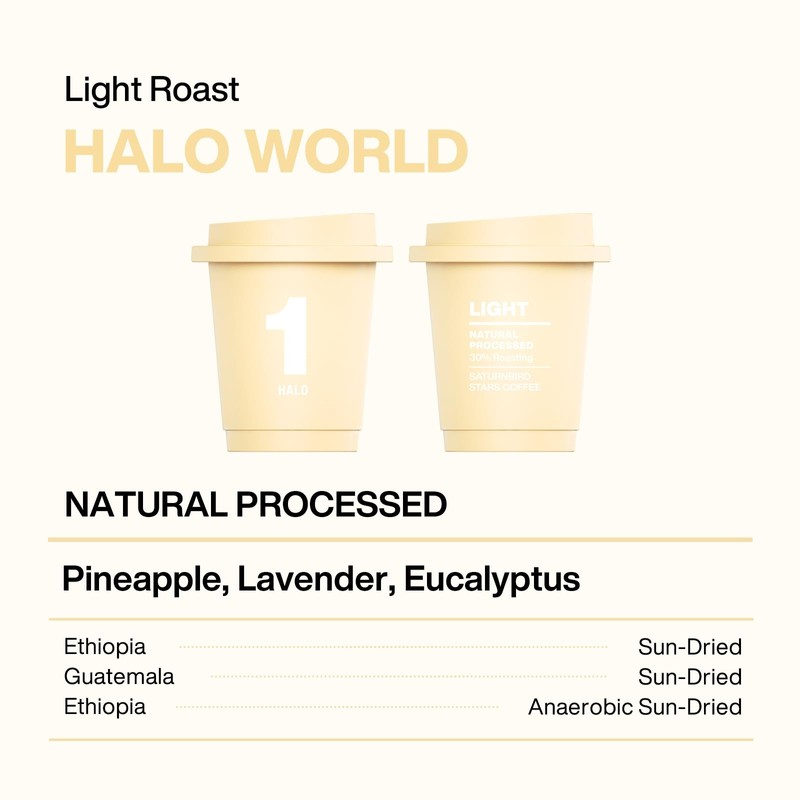 SATURNBIRD Instant Coffee Cold Brew, Coffee Pods of Light Roast,