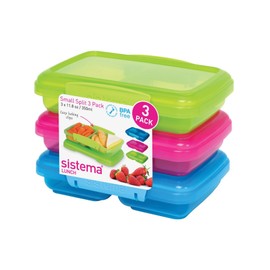 Sistema KLIP IT Split Frischhaltedosen, 350 ml, 3 Stück