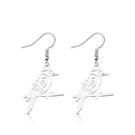 OKEYCH Kookaburra Lover Gift Kookaburra Bird Design Earrings Kookaburra Owner Jewelry Bird Watcher Watching Gift (Kookaburra Bird Design E)