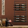 FLstudio Wall Mount Wine Rack: Wall Mounted Wine Holder for