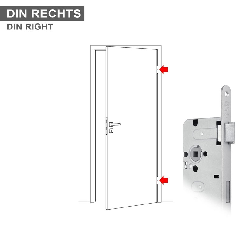 SOTECH BKS Door Lock BB Lock Class 1 Backset 55